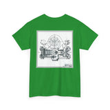 Unisex Heavy Cotton Tee Porsche Fuhrman Engine 356 Carrera Speedster