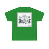 Unisex Heavy Cotton Tee Porsche Fuhrman Engine 356 Carrera Speedster