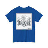 Unisex Heavy Cotton Tee Porsche Fuhrman Engine 356 Carrera Speedster