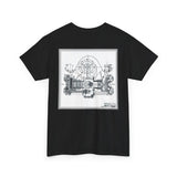 Unisex Heavy Cotton Tee Porsche Fuhrman Engine 356 Carrera Speedster