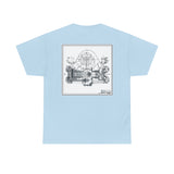 Unisex Heavy Cotton Tee Porsche Fuhrman Engine 356 Carrera Speedster