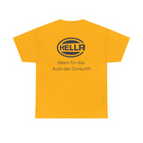 Vintage Hella Style Logo T‑Shirt – 'Ideen für das Auto der Zukunft' Graphic Tee