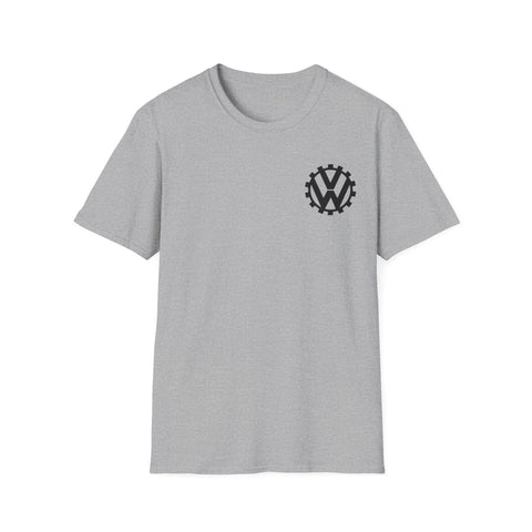VW Gear Logo T-Shirt — Vintage Car Enthusiast Tee