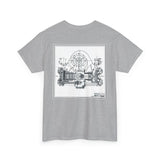 Unisex Heavy Cotton Tee Porsche Fuhrman Engine 356 Carrera Speedster