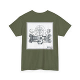 Unisex Heavy Cotton Tee Porsche Fuhrman Engine 356 Carrera Speedster