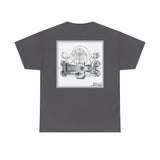 Unisex Heavy Cotton Tee Porsche Fuhrman Engine 356 Carrera Speedster