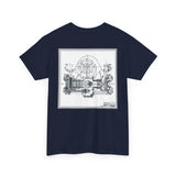 Unisex Heavy Cotton Tee Porsche Fuhrman Engine 356 Carrera Speedster