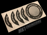 MK1 Rabbit Jetta Cabriolet Fuel Filler Surround Decal Sticker -DIESEL-